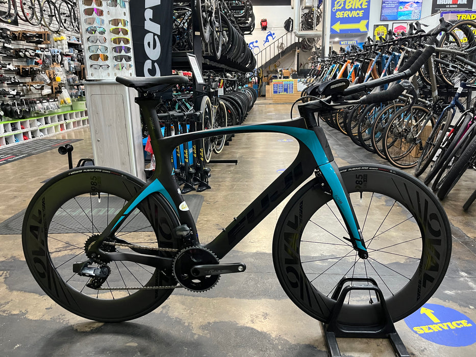 Fuji Norcom Straight 1.3 SRAM Force eTap AXS - Carbon Teal DEMO