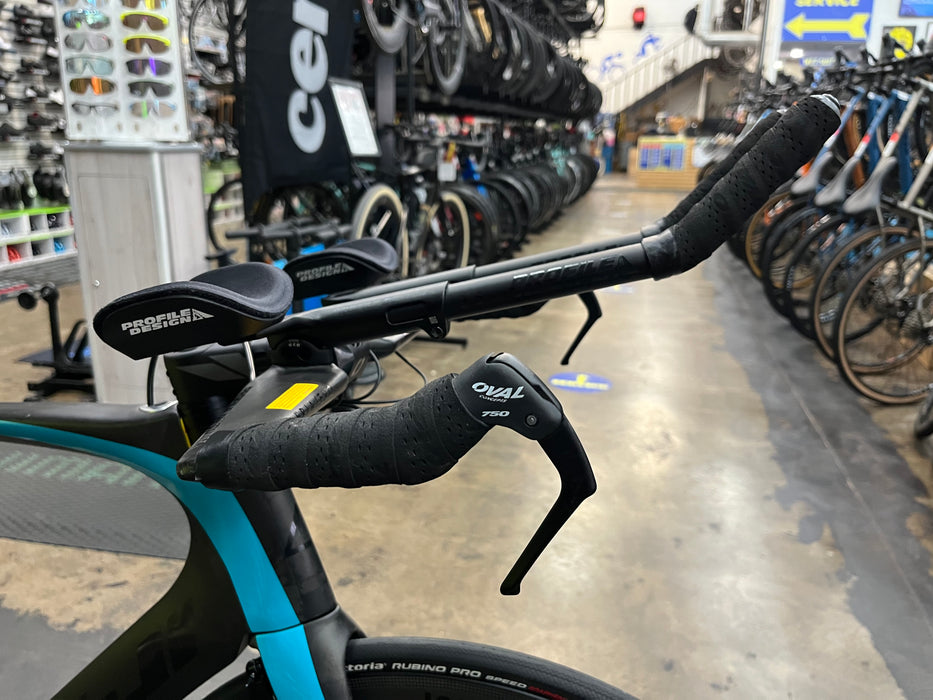 Fuji Norcom Straight 1.3 SRAM Force eTap AXS - Carbon Teal DEMO