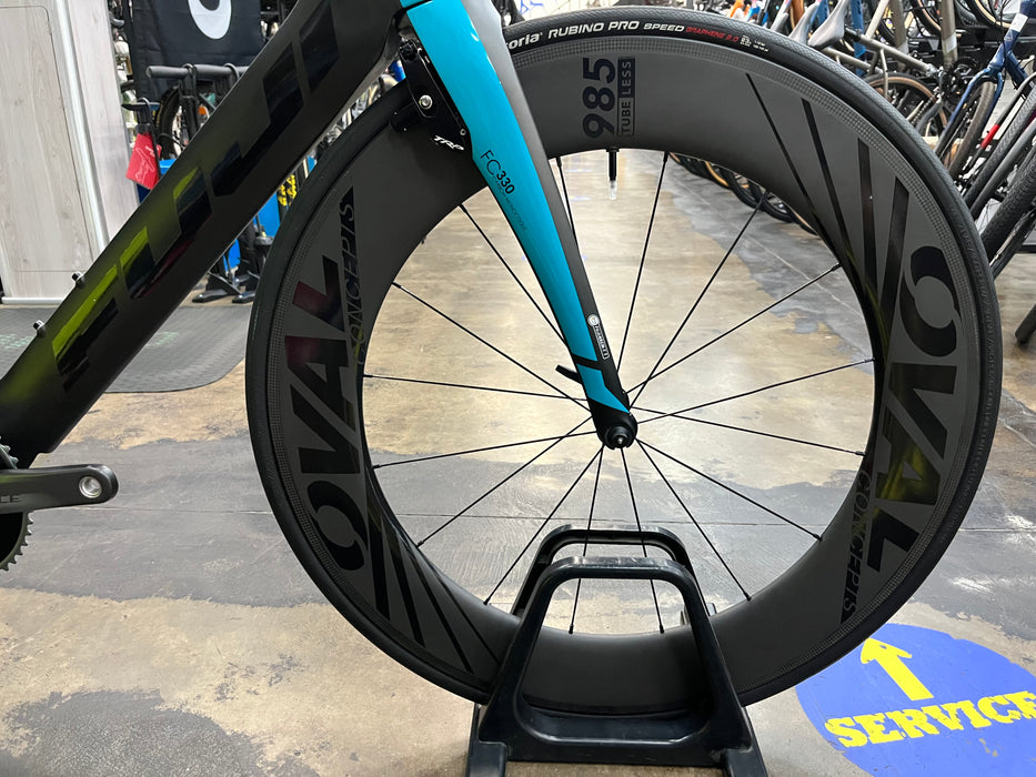 Fuji Norcom Straight 1.3 SRAM Force eTap AXS - Carbon Teal DEMO