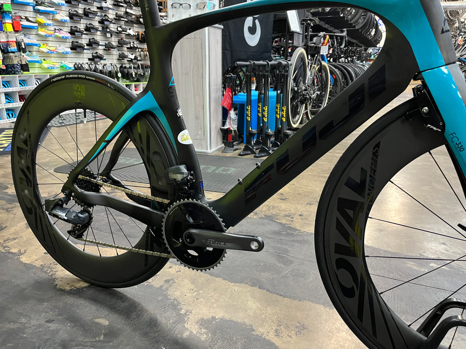 Fuji Norcom Straight 1.3 SRAM Force eTap AXS - Carbon Teal DEMO