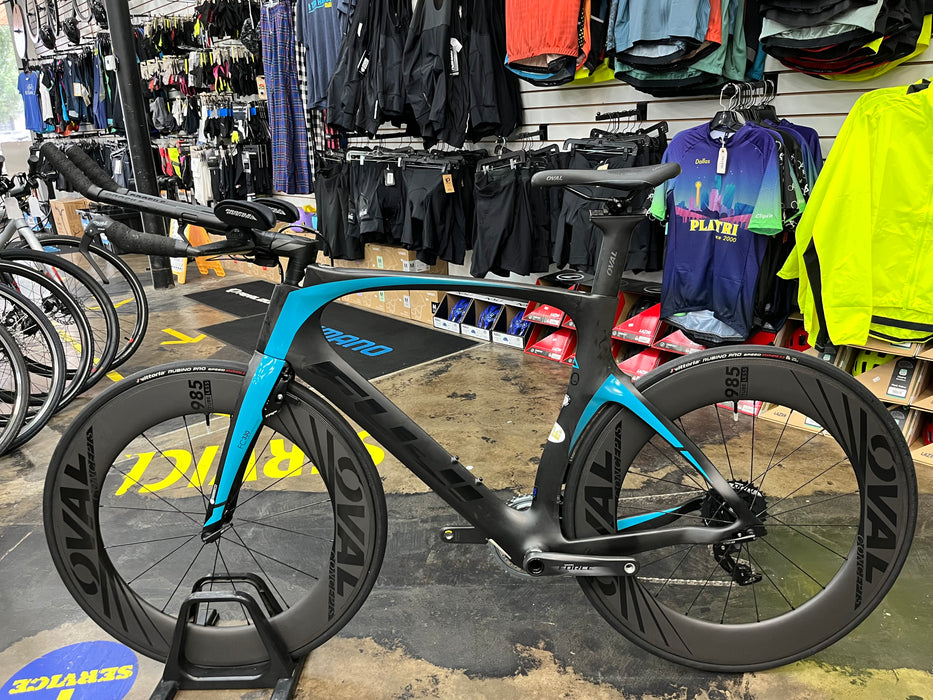 Fuji Norcom Straight 1.3 SRAM Force eTap AXS - Carbon Teal DEMO