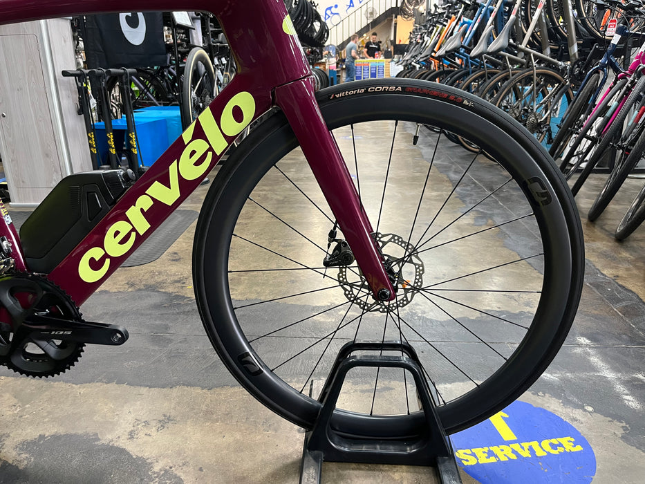 Cervelo P Series Shimano 105 11 Speed w/ Most Ultrafast 40 Carbon Wheels