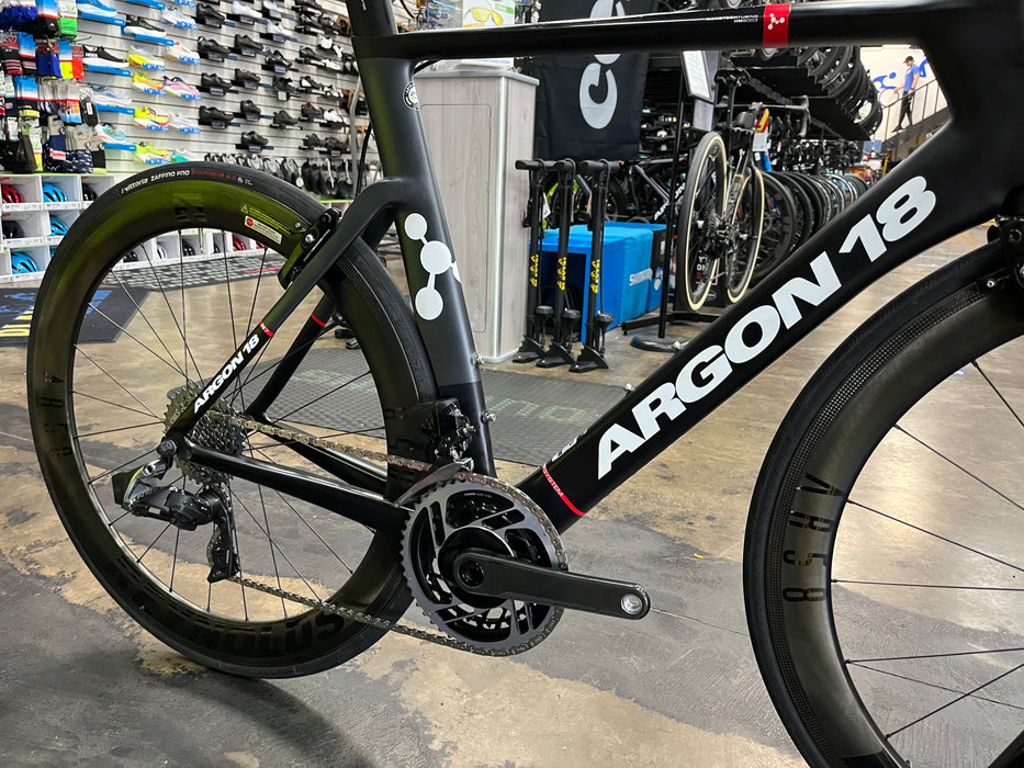 Argon 18 Nitrogen Pro Rim SRAM Red AXS - Reynolds AR58 Wheelset - Black DEMO