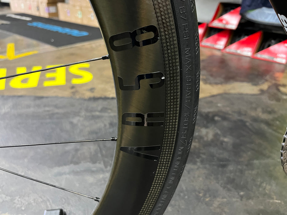 Argon 18 Nitrogen Pro Rim SRAM Red AXS - Reynolds AR58 Wheelset - Black DEMO