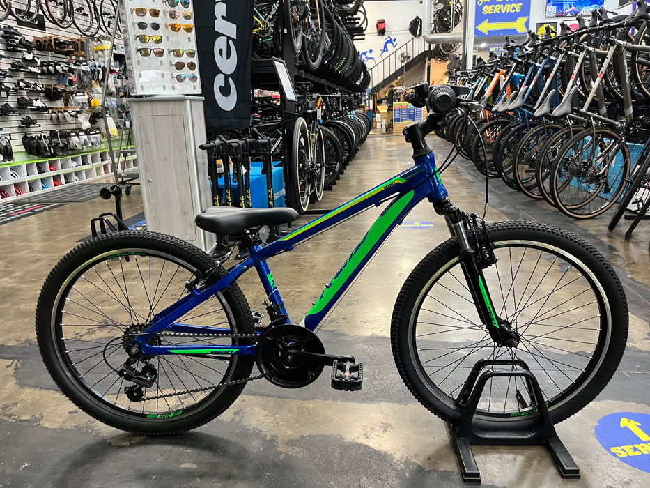 Reid Scout 24 Kid's Mountain Bike - Blue/Green DEMO