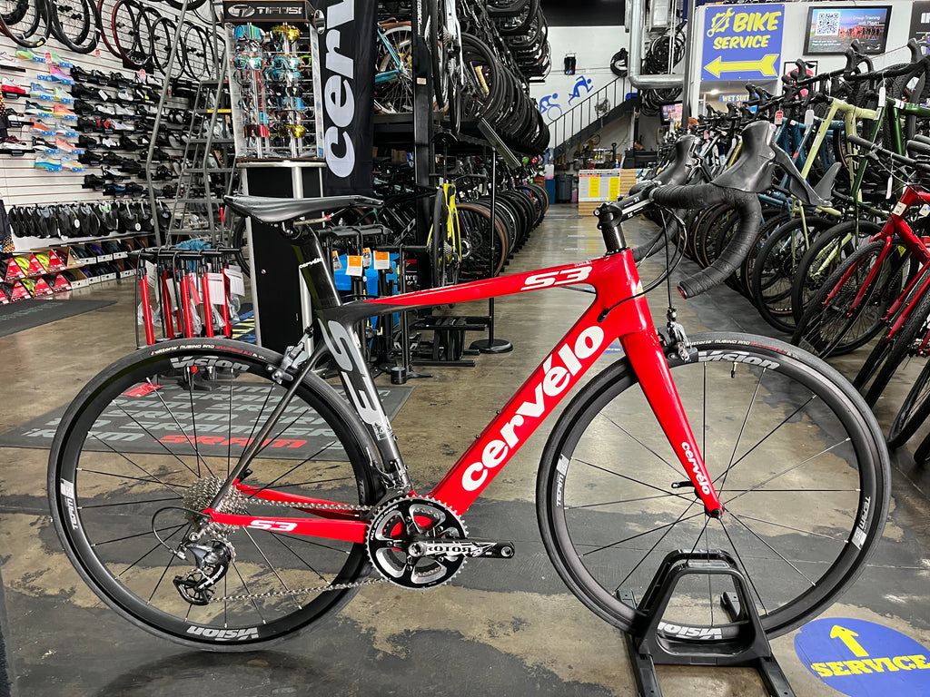 お手軽価格で贈りやすい Cervelo サーベロS3 SRAMRED e-tap 自転車本体 