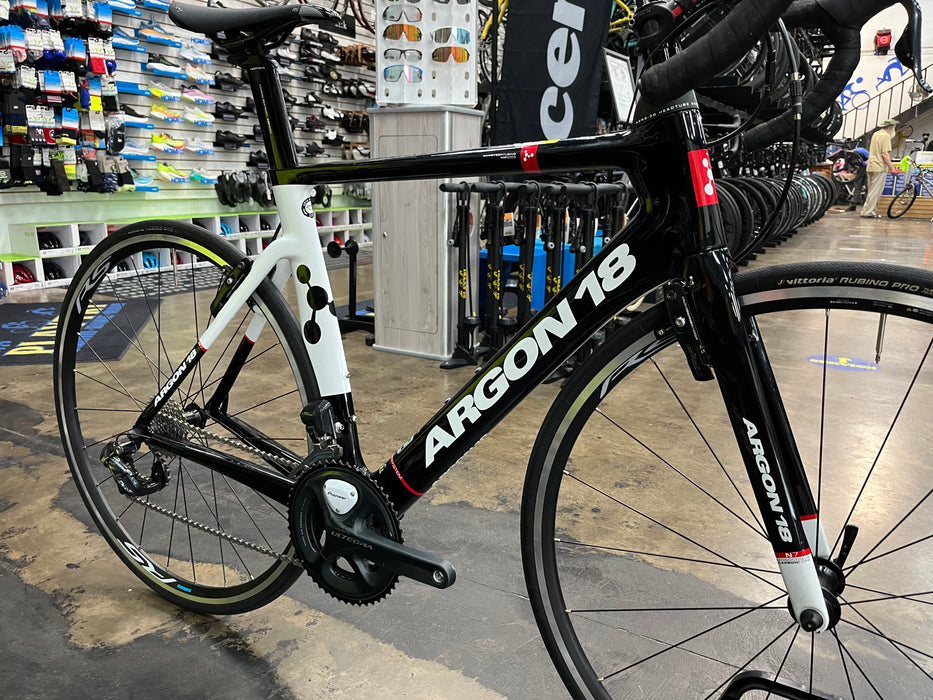 Argon 18 Nitrogen Rim Shimano Ultegra Di2 11 Speed - Black/White DEMO
