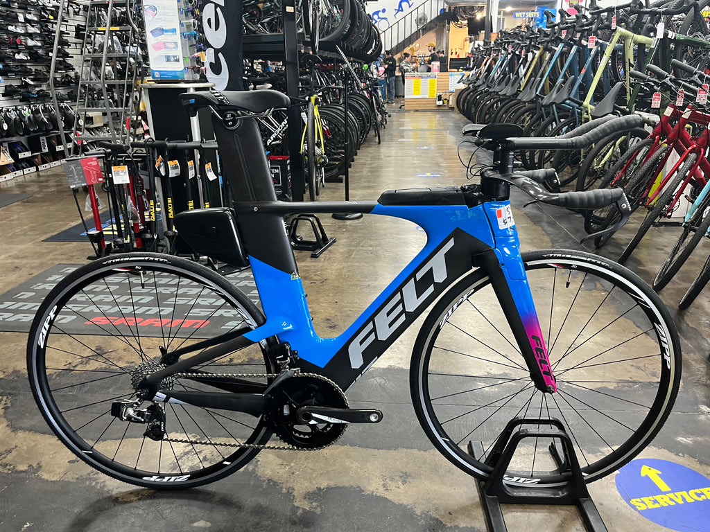 FELT IA2 フレームセット SRAM Red 2018年 トライアスロン Felt IA 2 SRAM Red eTap 11 Speed - Carbon/Blue 2018 — Playtri