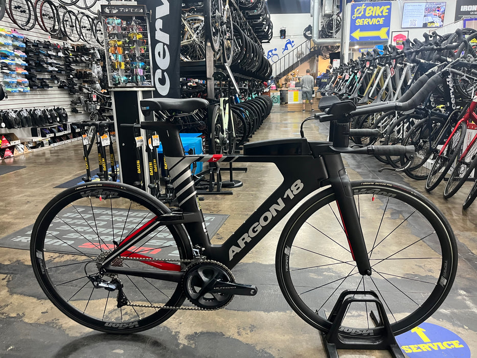 Argon 18 E-119 Tri+ Shimano Ultegra 11 Speed - Black 2022 DEMO