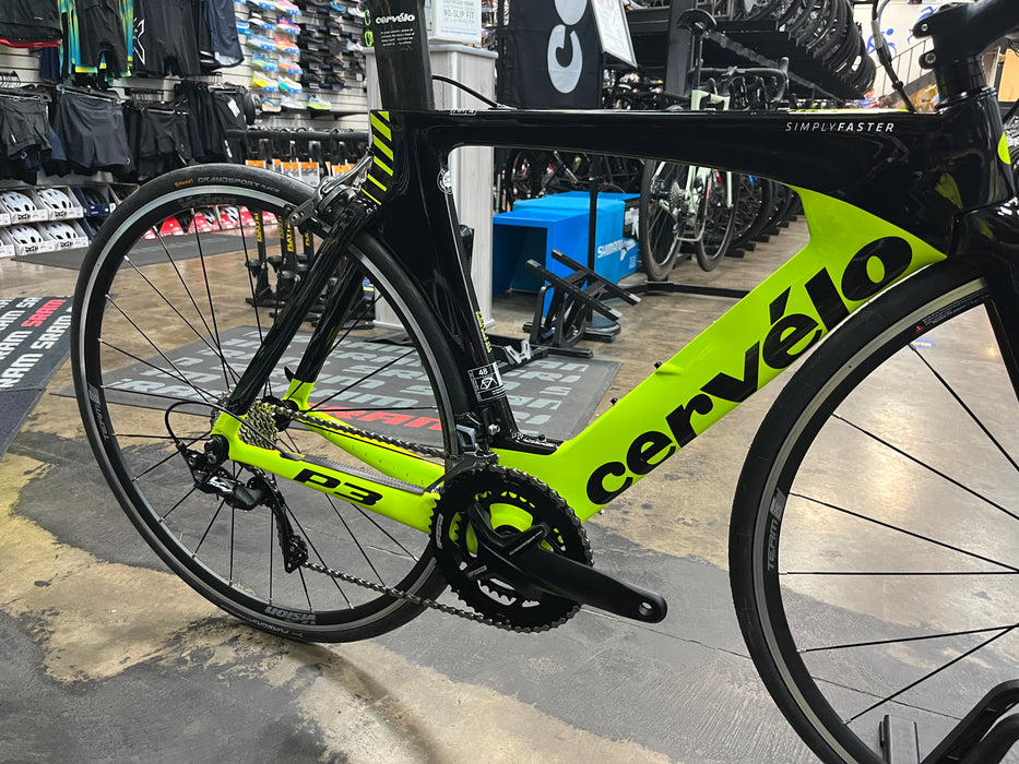 Cervelo P3 Shimano 105 11 Speed - Fluoro/Black 2019 DEMO