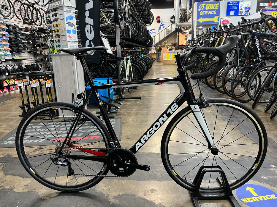 Argon 18 Gallium Pro Shimano 105 11 Speed - Black/White 2019 DEMO