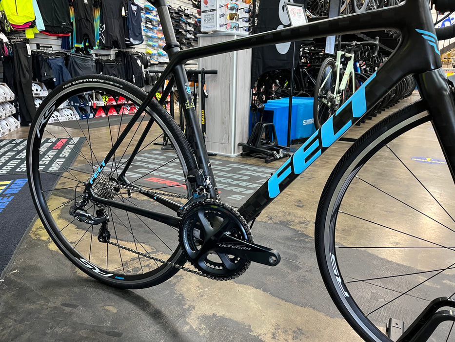 Felt FR2 Shimano Ultegra Di2 - Matte Black/Blue 2017 54cm DEMO