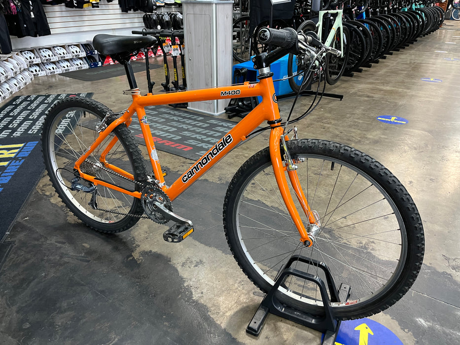 Cannondale M400 26" Mountain Bike Shimano Deore 8 Speed - Orange 1998 USED