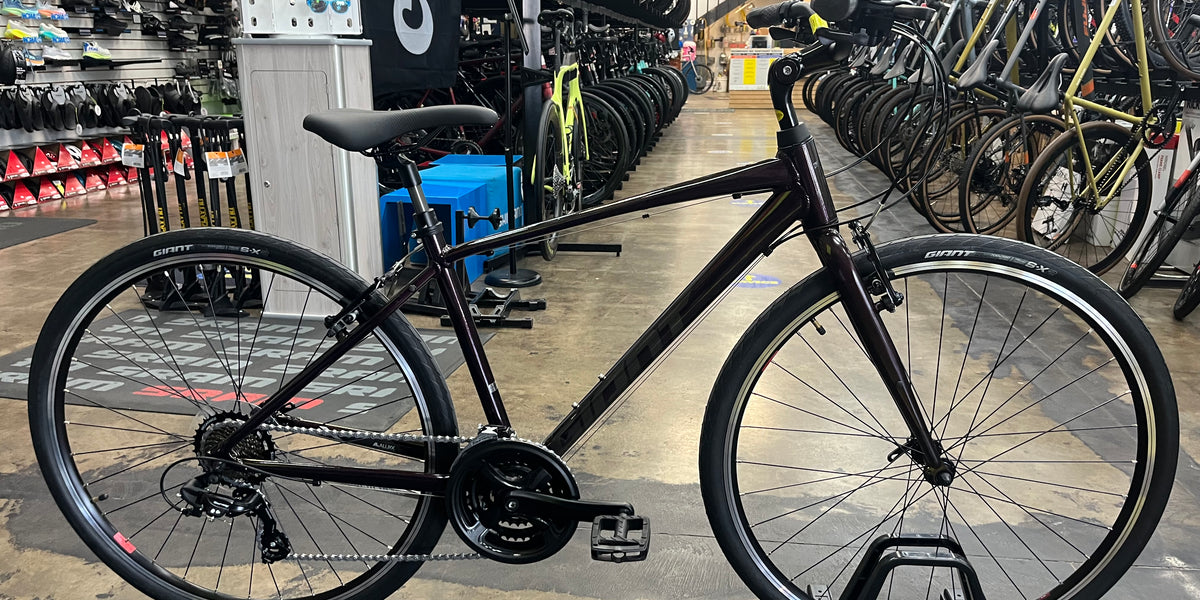 Giant Escape 3 Comfort Shimano Tourney - Rosewood 2021 — Playtri