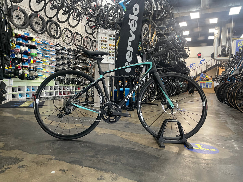 Specialized Ruby Elite Shimano 105 11 Speed - Black/Turquoise/White USED