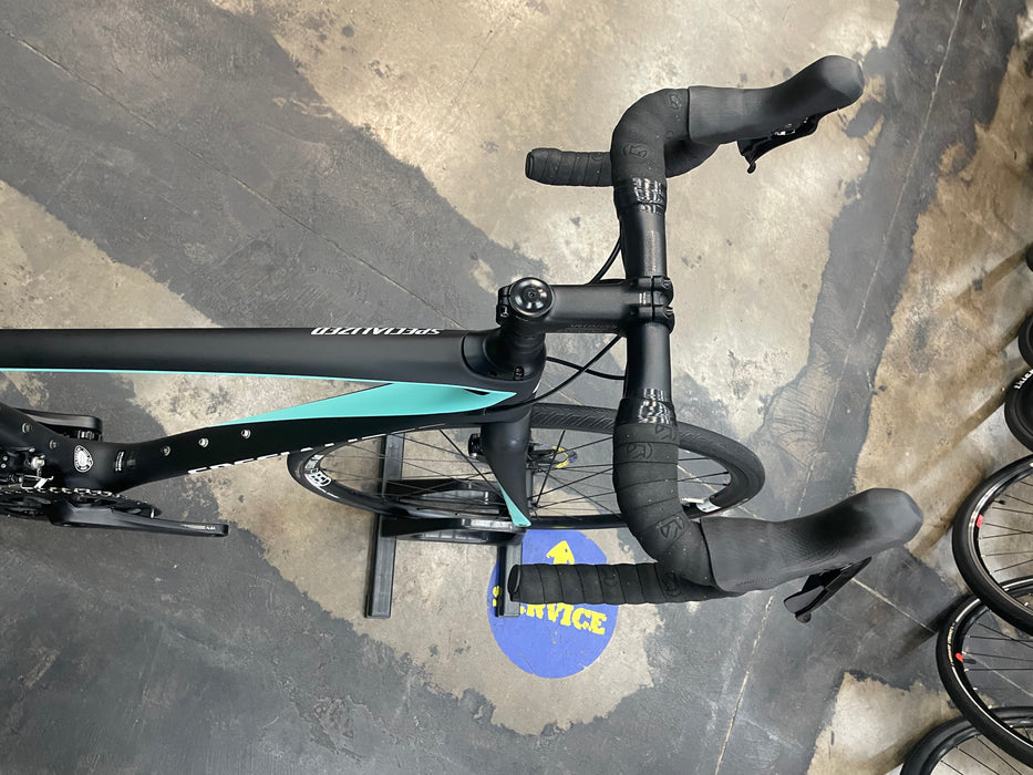 Specialized Ruby Elite Shimano 105 11 Speed - Black/Turquoise/White USED