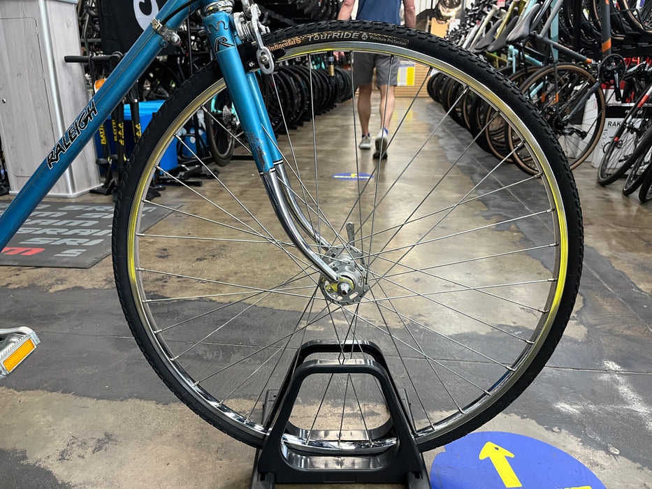 Raleigh Super Record Road Bike Suntour 2x5 - Blue Vintage USED