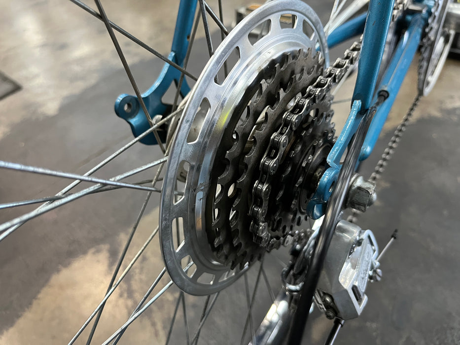 Raleigh Super Record Road Bike Suntour 2x5 - Blue Vintage USED