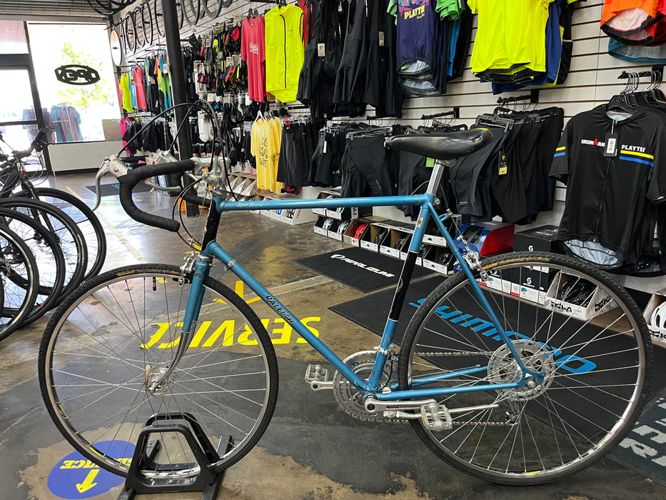 Raleigh Super Record Road Bike Suntour 2x5 - Blue Vintage USED
