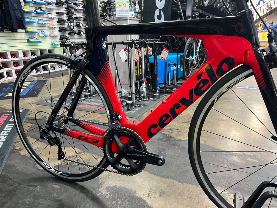 Cervelo P3 Shimano Ultegra/105 11-Speed - Red/Black/Blue 2019