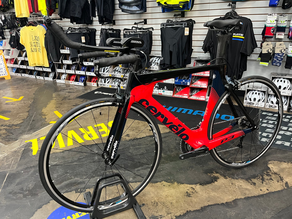 Cervelo P3 Shimano Ultegra/105 11-Speed - Red/Black/Blue 2019