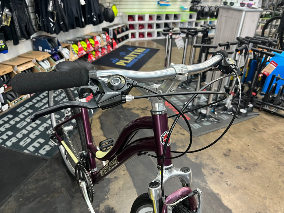 Schwinn Trailway Hybrid Shimano Acera 7 Speed - Purple USED