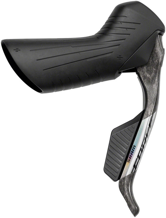 SRAM Force eTap AXS HRD Shift/Brake Lever and Hydraulic Disc Caliper - Right/Rear, Flat Mount 20mm Offset, 1800mm Hose, Black, E1