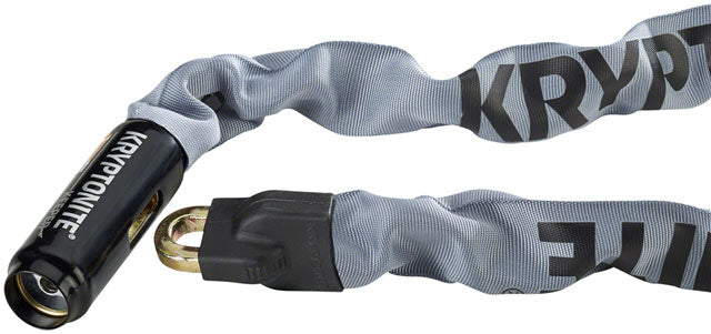 Kryptonite Krypto Keeper 785 Integrated Chain Lock: 2.8' (85cm) Gray
