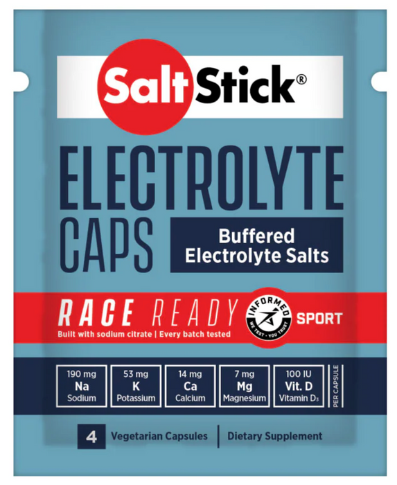 SaltStick Electrolyte Caps Race Ready 4ct