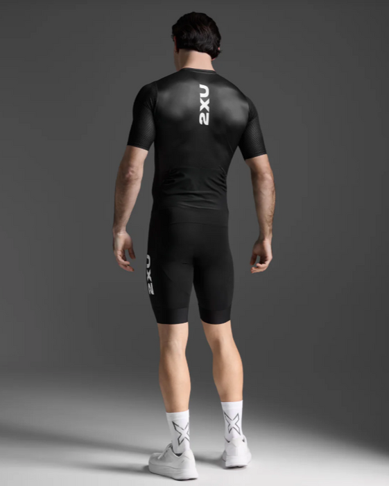 2XU Men's Aero Hex Sleeved Trisuit