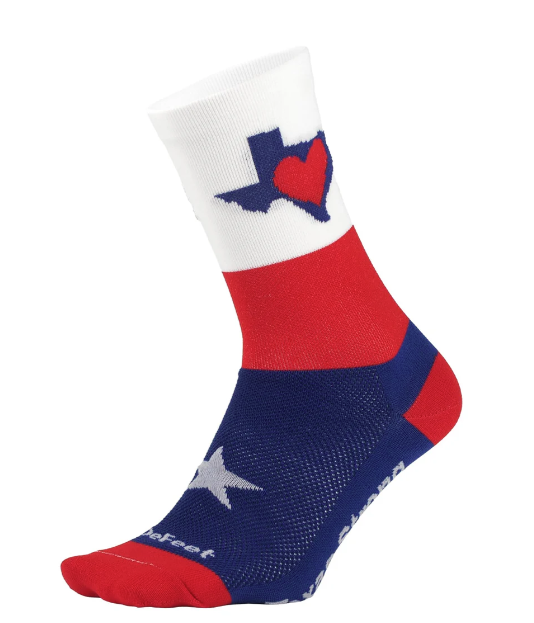 DeFeet Socks Aireator 6" Texas Strong