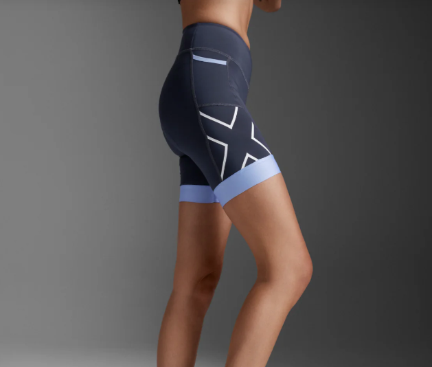 2XU Women's 6" Core Tri Short Black/White