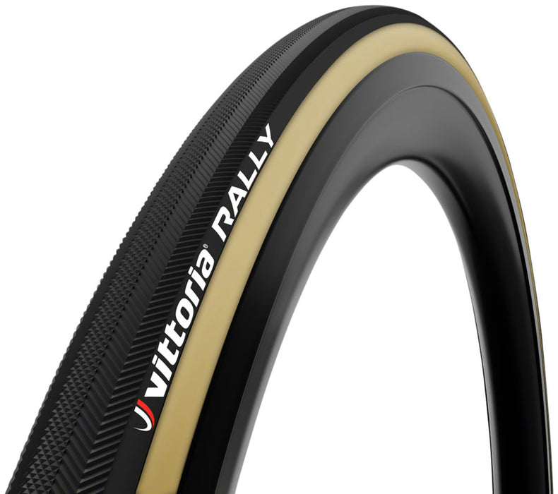 Vittoria Rally Tubular Tire 700 x 25 Black/Tan