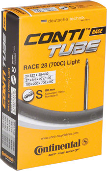 Continental Presta Valve Light Inner Tube 700x20-25mm 80mm