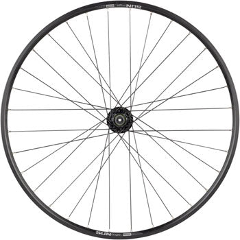 Quality Wheels Value Double Wall Series Disc Rear Wheel - 27.5", QR x 135mm, 6-Bolt/Rim, Black, 32H