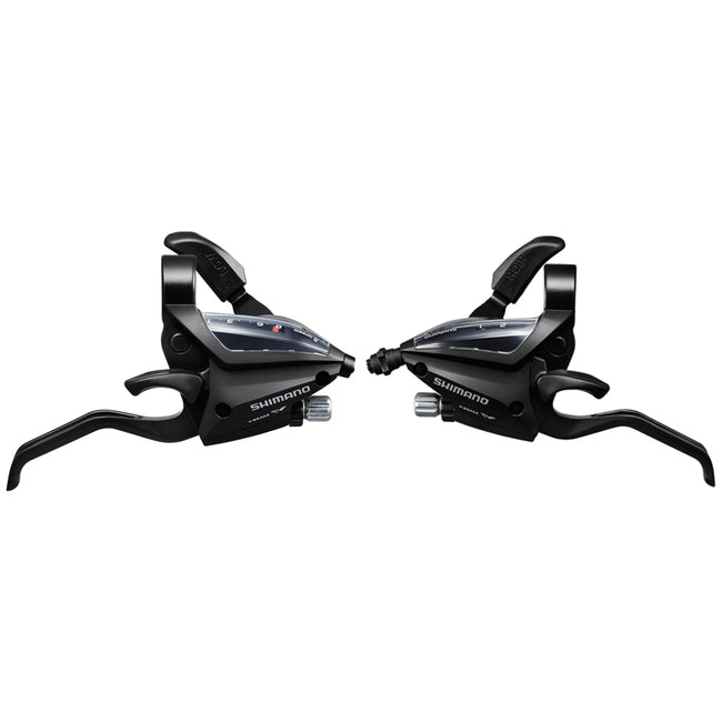 Shimano ST-EF500-2A, 2 x 8-Speed Shift/Brake Lever Set Black