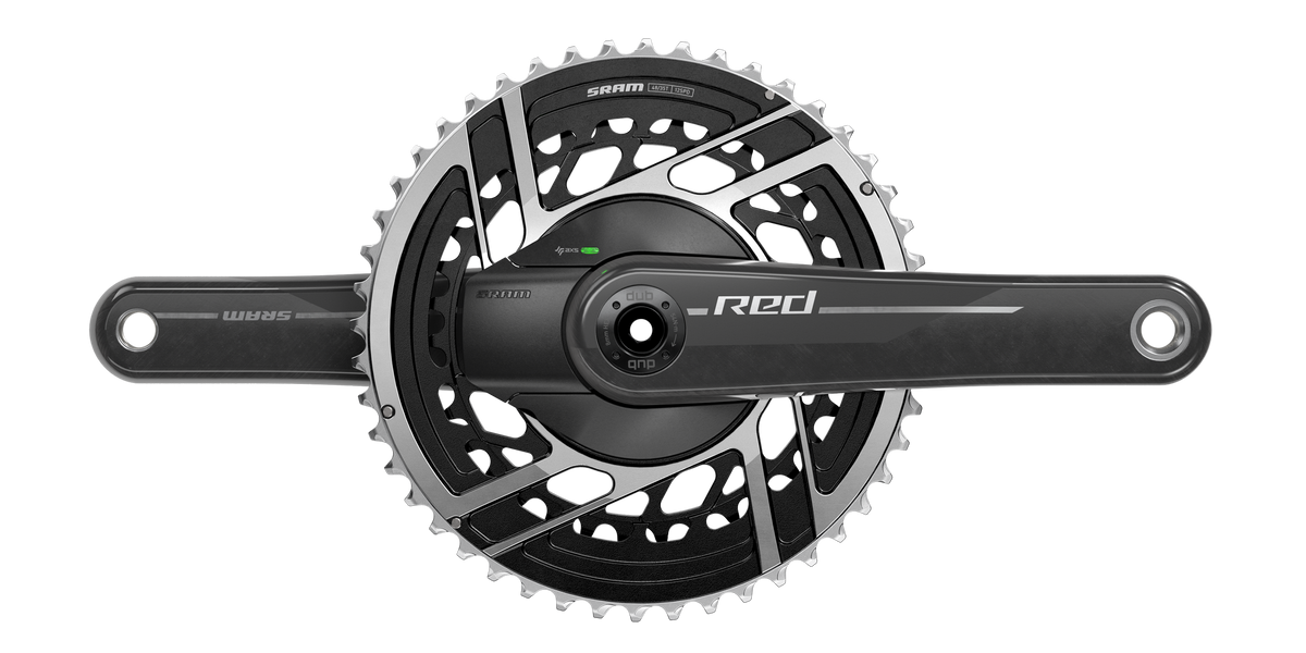 【美品】SRAM Red E1 AXS Crankarm DUB 165mm SRAM Red AXS E1 Power Meter Spider DUB Crankset — Playtri