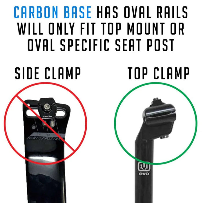 Bisaddle Adjustable Shape Bike Saddle - Bonneville Distance w/ Titanium Rails