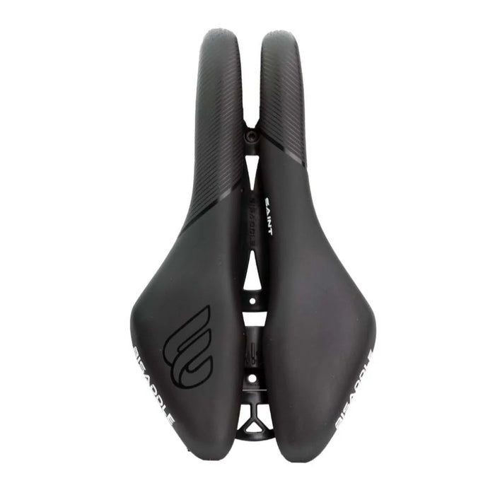 Bisaddle Adjustable Shape Bike Saddle - Saint w/ Titanium Rails