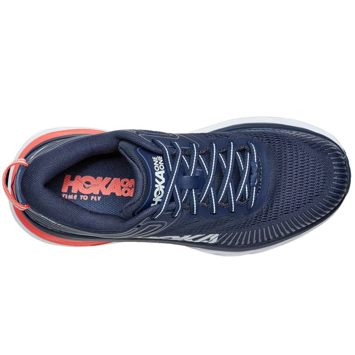 Hoka Women's Bondi 7 Running Shoe - Size 10, Black Iris/Ballad Blue