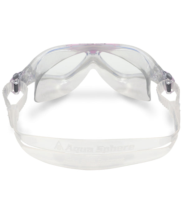 Aqua Sphere Vista Jr. Mask Goggles Clear Pink Playtri