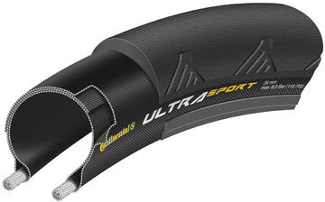 Continental Ultra Sport II Road Tire - 700 x 25, Clincher, Wire, PureGrip