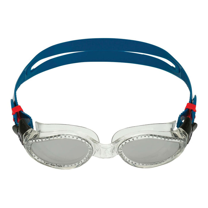 Aquasphere Kaiman Swim Goggle-Petrol & Clear/Silver Titanium Lens