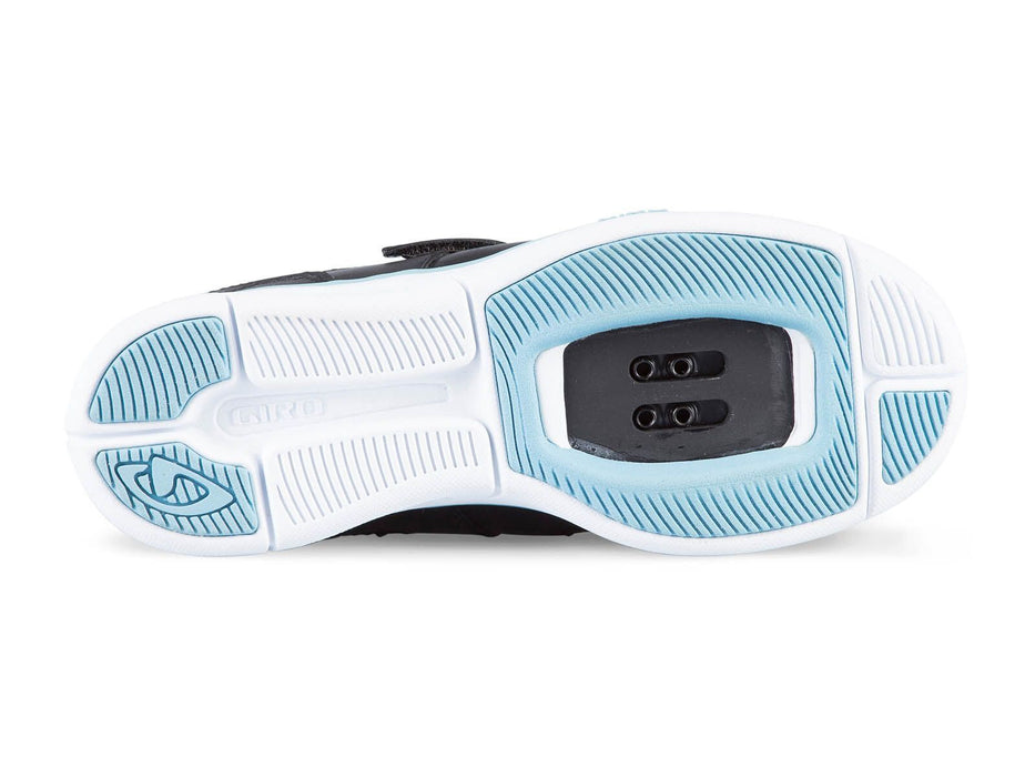 Giro Women's Whynd Mountain Bike Shoes - Size 40, Black/White/Milky Blue