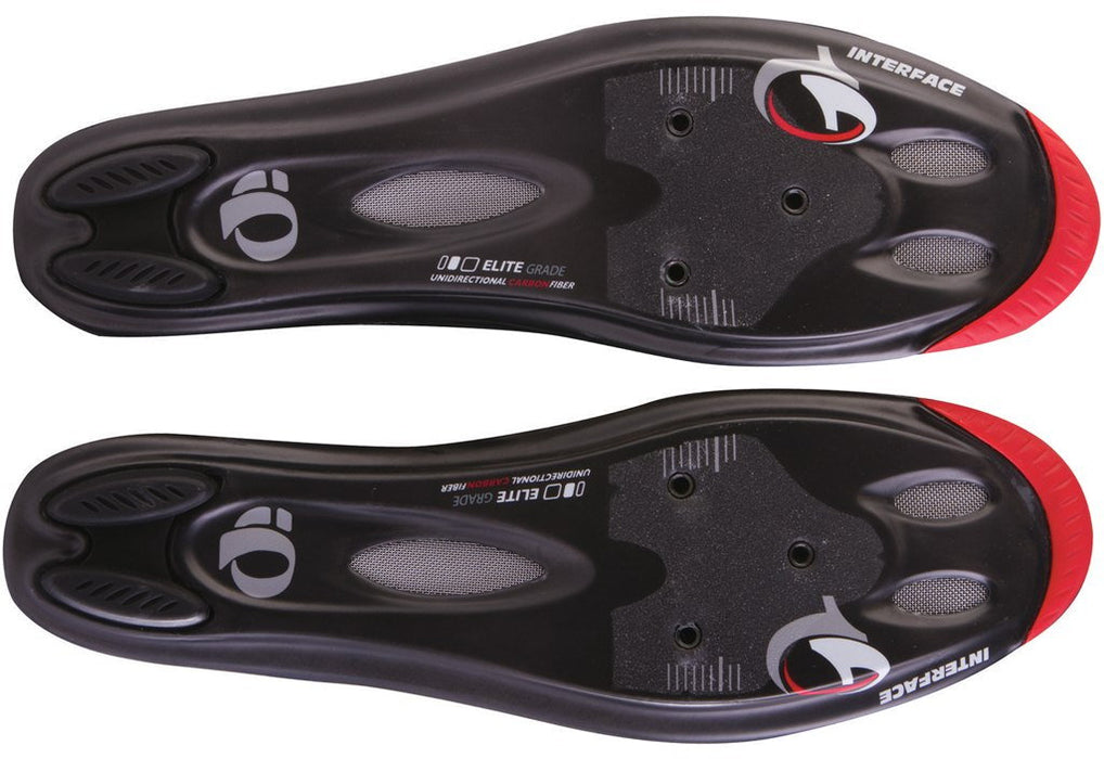 Pearl iZUMi Men's Elite RD III Road Cycling Shoes - Size 43, Black/Red