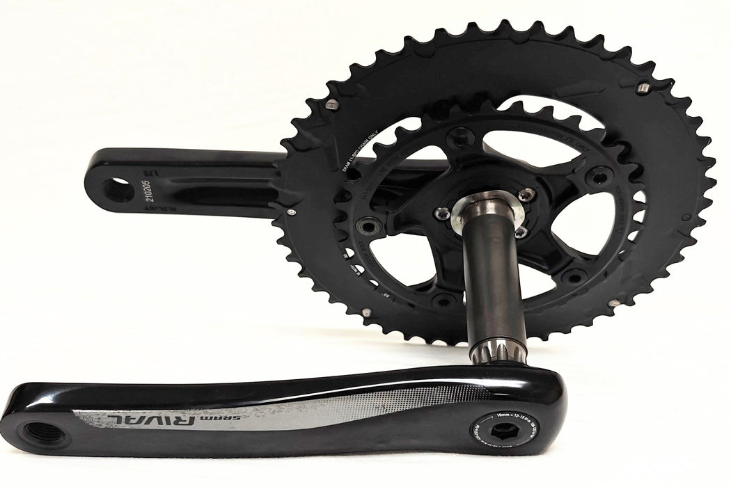 SRAM Rival 22 GXP Crankset - 11 Speed, 110 BCD, 50/34t, Black - DEMO