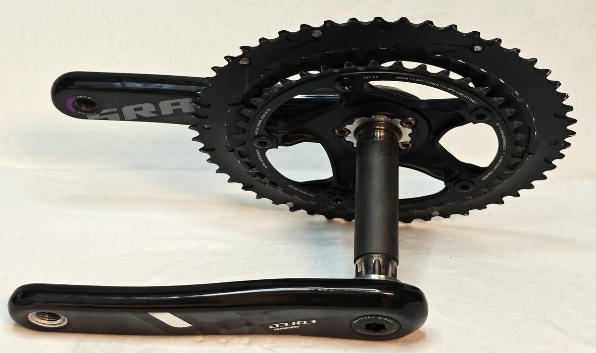 SRAM Force 22 Crankset - 11-Speed, 170MM, 53/39t, 130 BCD, GXP Spindle Interface, Black