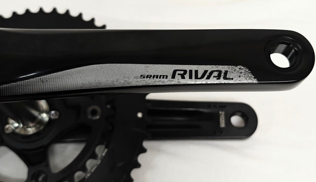 SRAM Rival 22 GXP Crankset - 11 Speed, 110 BCD, 50/34t, Black - DEMO