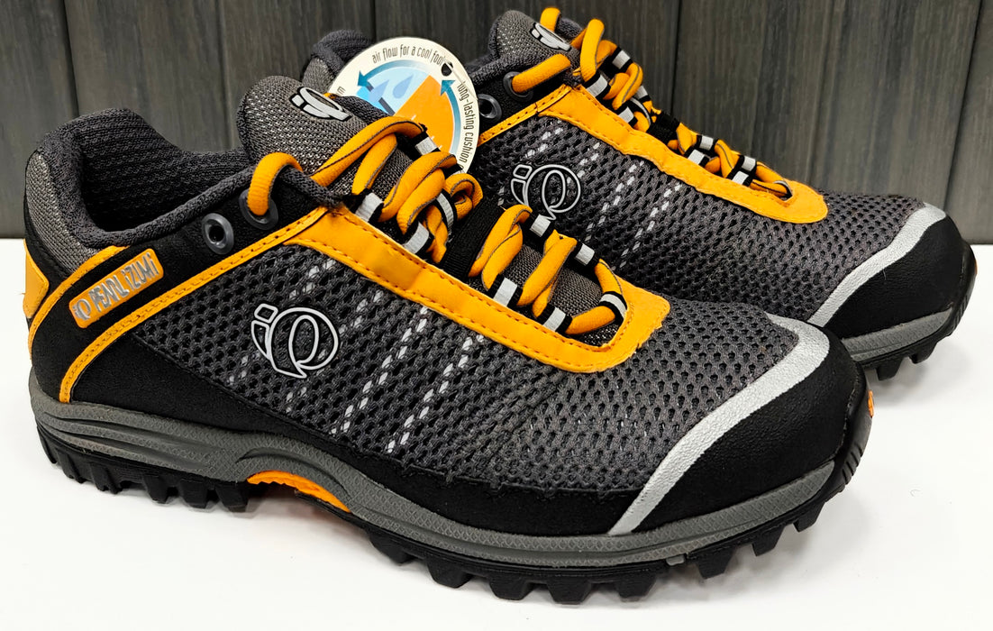 Pearl iZUMi Men's X Alp Seek MTB Shoes - Size 38, Grey/Orange