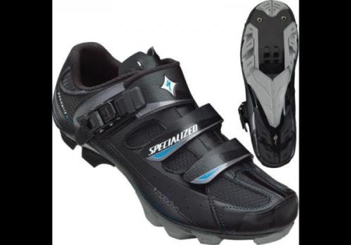 Specialized Motodiva Women's Mountain Bike Shoes - Black/Silver/Surf Size 36